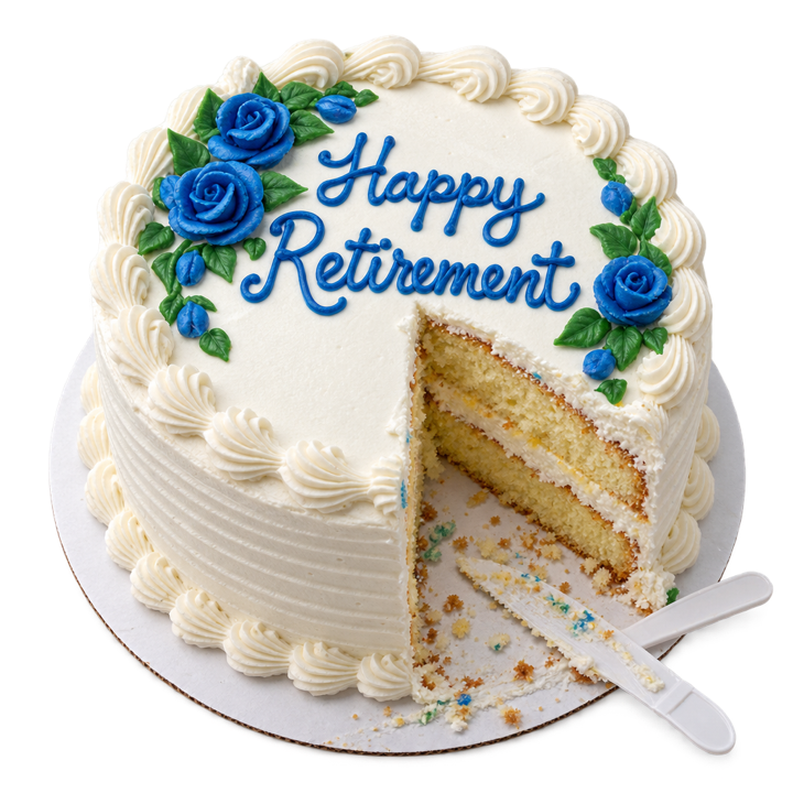 A sheet cake with one slice gone